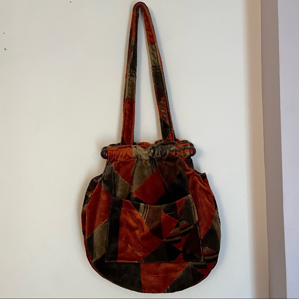 Vintage Carpet Rug Bag